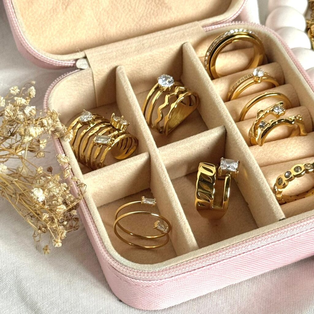 anti tarnished jewelries rings